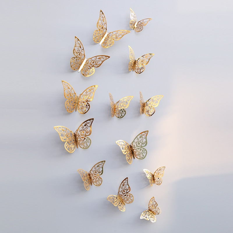 Butterfly Soul – 12er Set 3D-Schmetterlinge