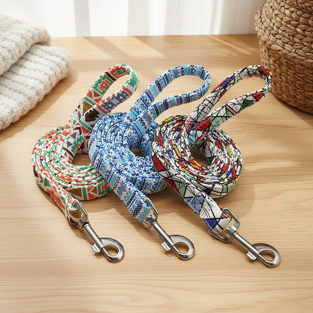 Sonnenschein-Leine – Boho-Chic & Sanfter Griff