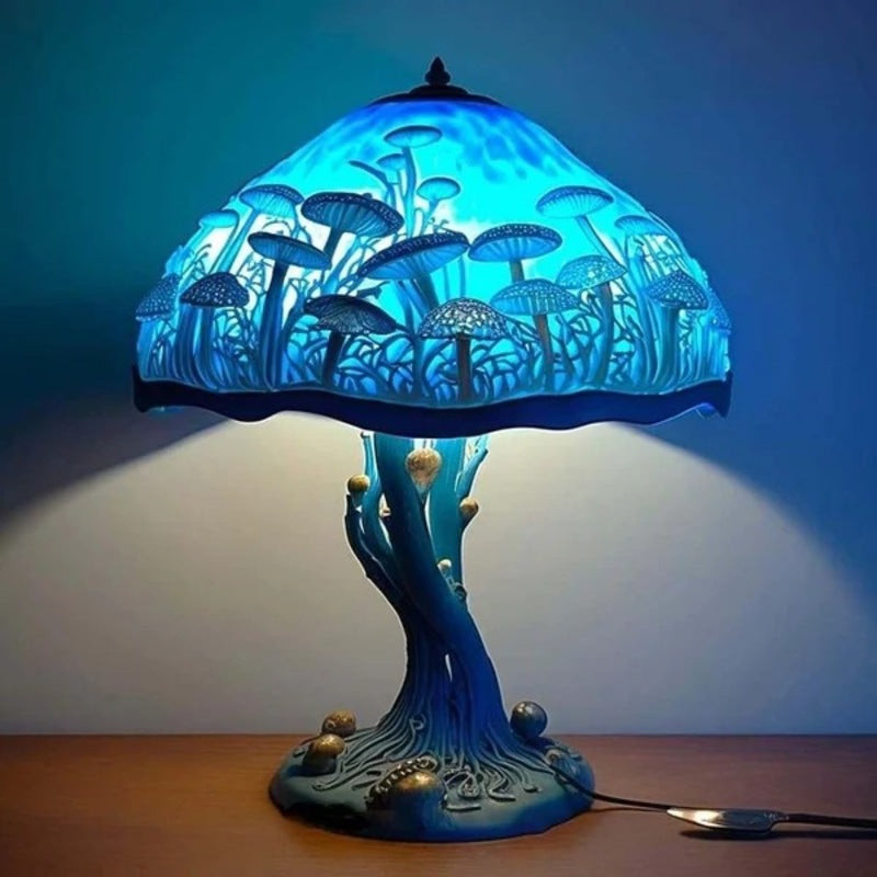 Magic Shroom – Illusions-Pilzlampe im Tiffany-Stil