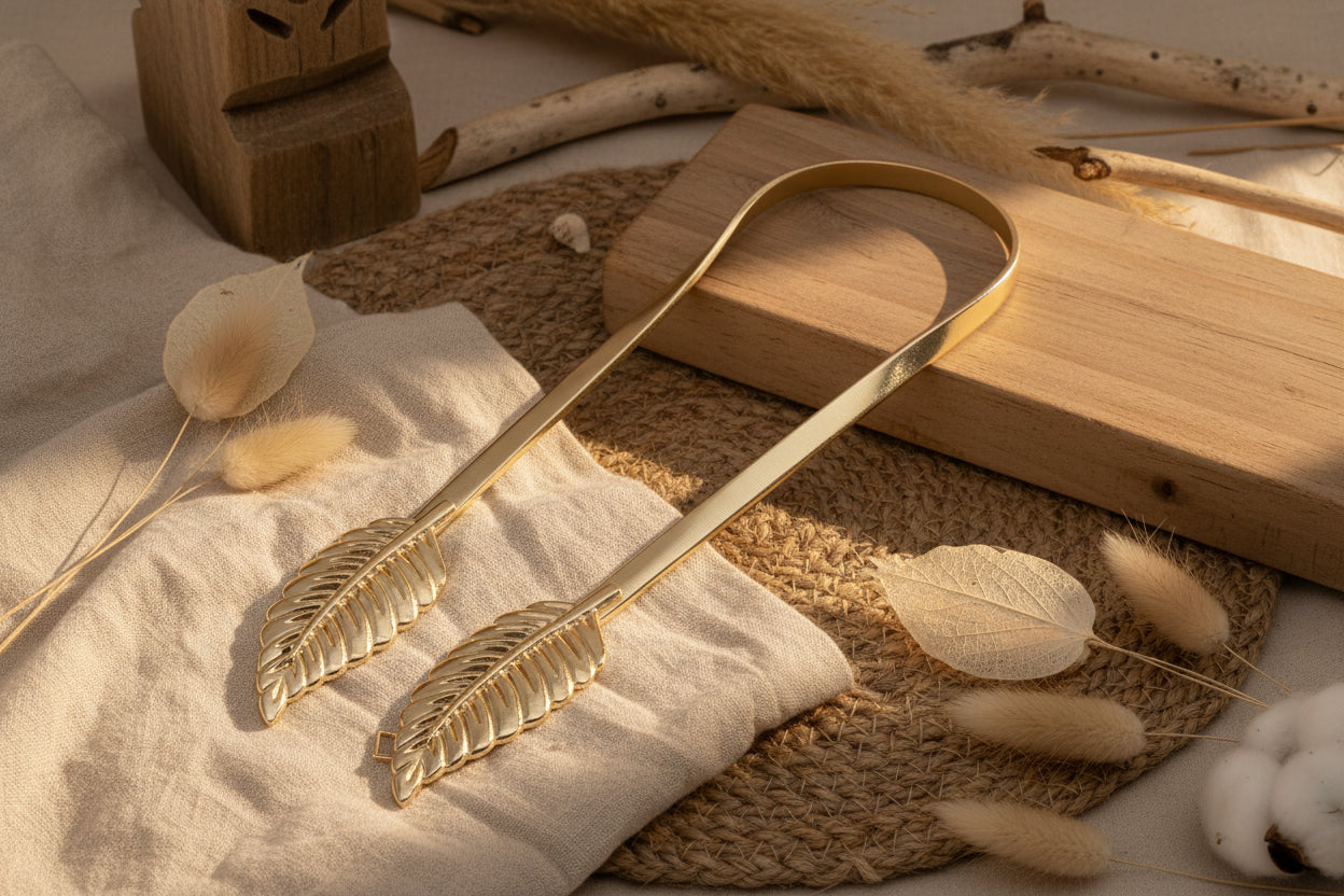 Leaf Chain Belt im Boho Chic – Antique Gold & Silver