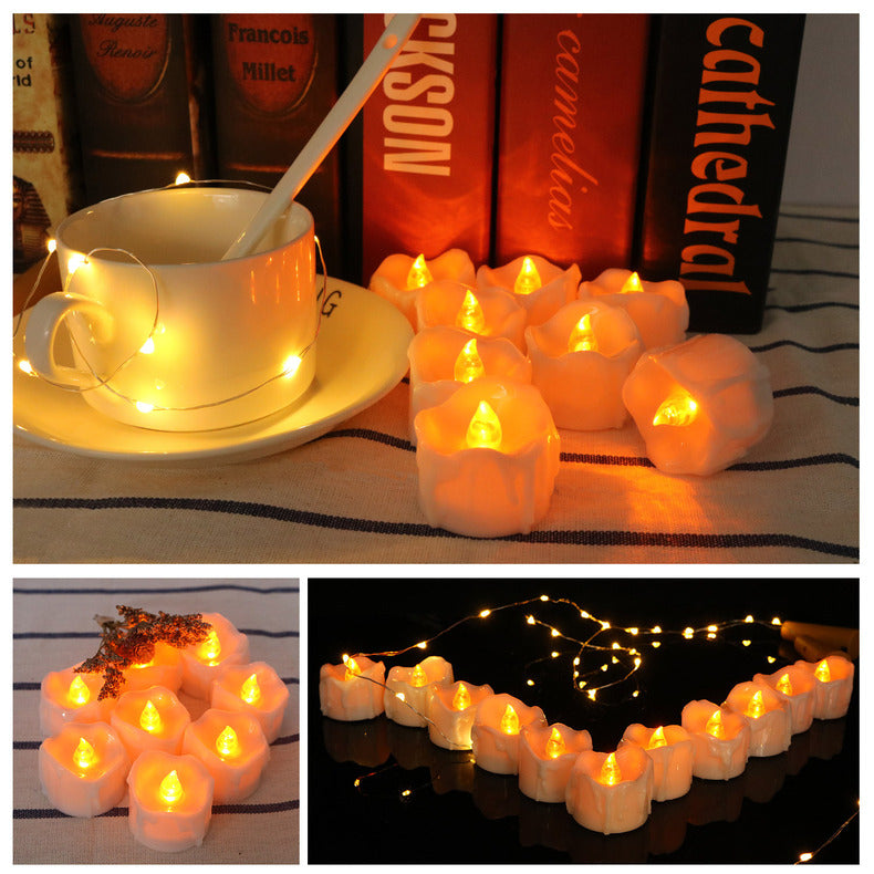 Soft Glow – 12er Set LED-Teelichter mit Fernbedienung
