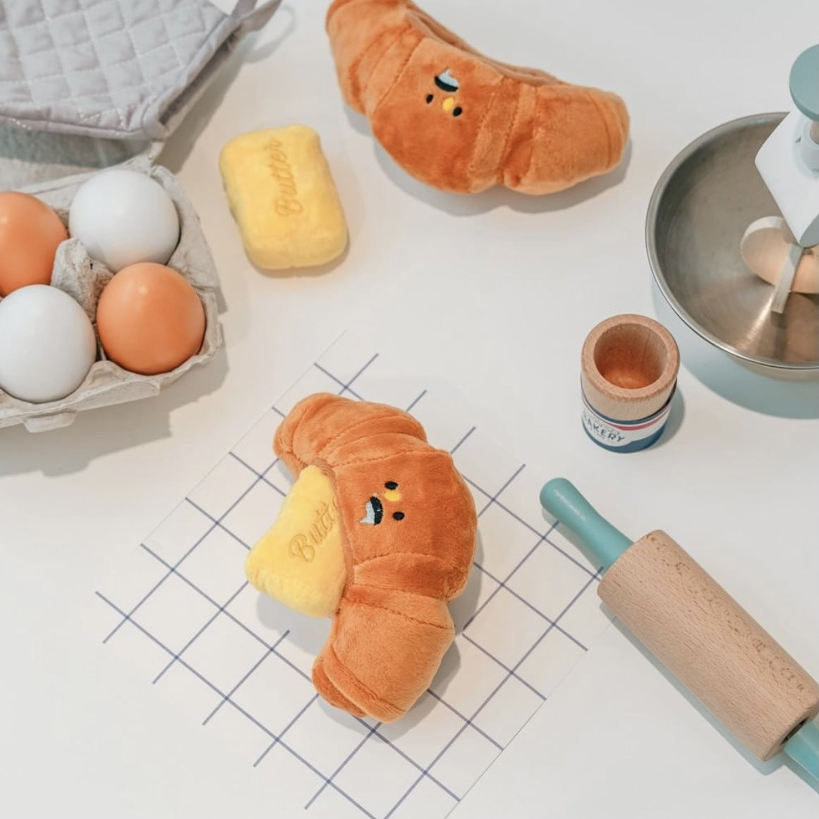 Le Croissant: Interaktives Schnüffel- & Quietschspielzeug