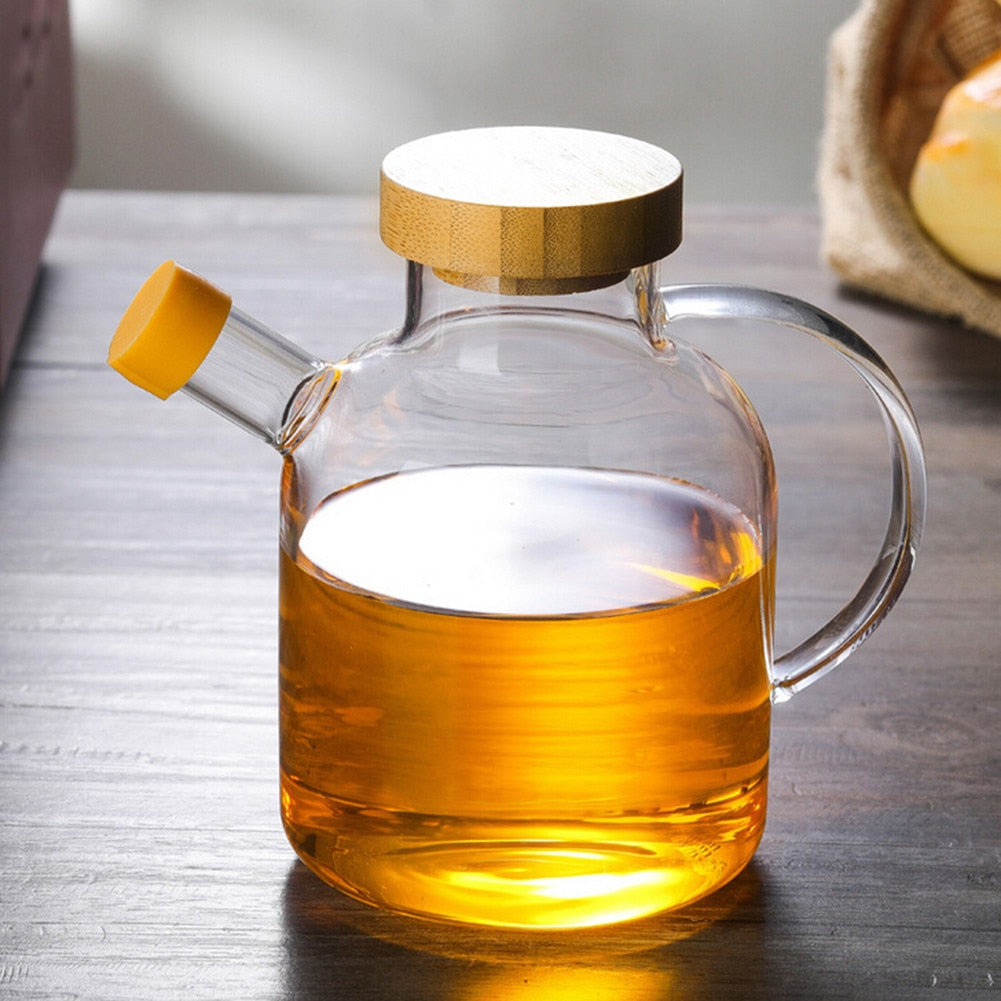 Glas-Karaffe „Pure Bamboo“ – Borosilikat-Allrounder (650ml)
