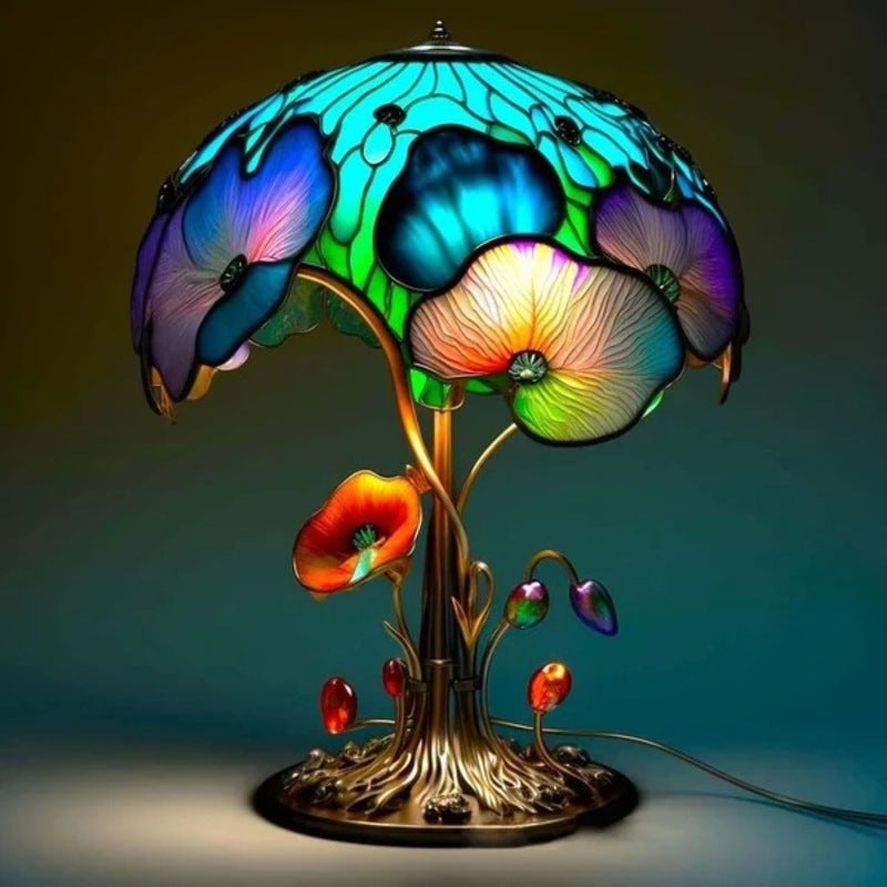 Magic Shroom – Illusions-Pilzlampe im Tiffany-Stil