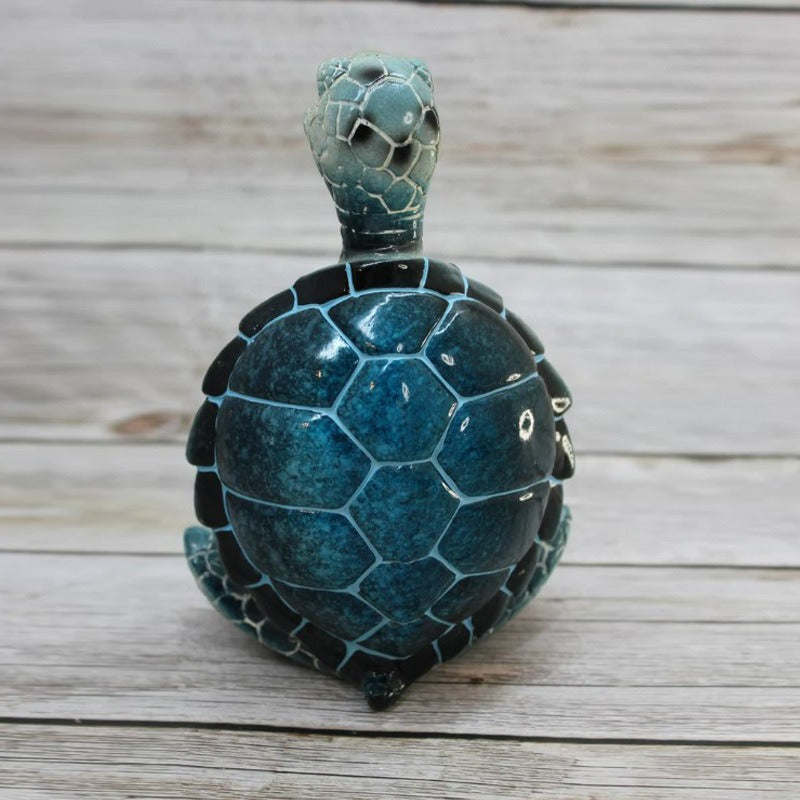 Deko-Figur „Zen-Schildkröte“ aus Kunstharz