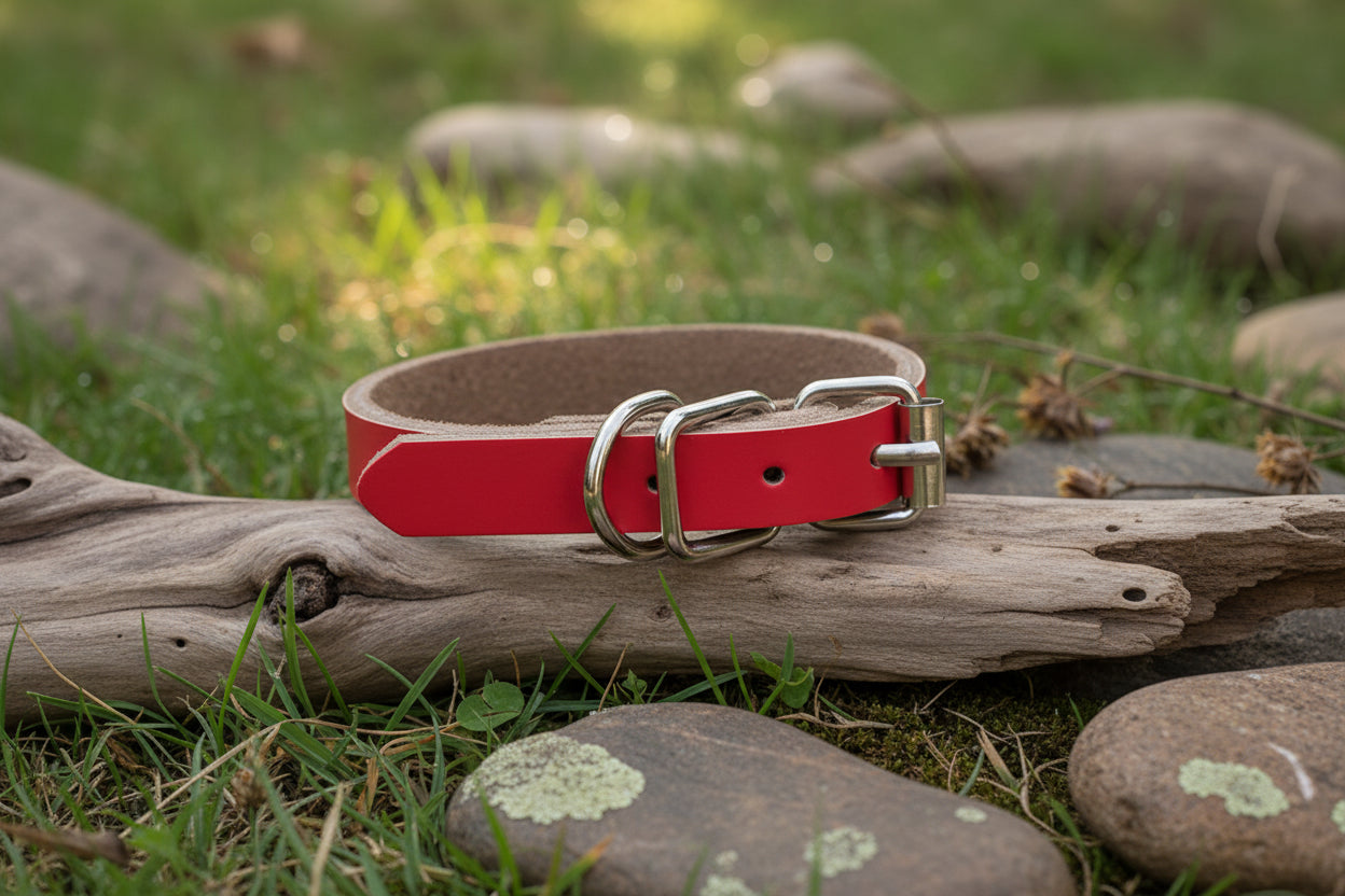 Timeless Spirit: Klassisches Echtleder-Halsband für natürliche Eleganz