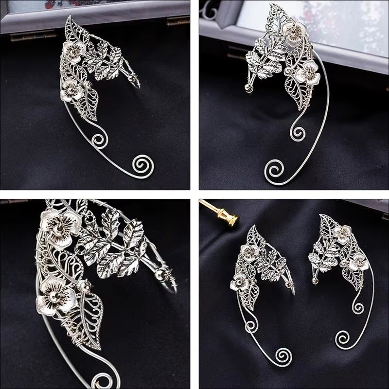 Elegante Legierungs-Ohr-Clips im Feen-Design – Zarte Nativity-Dekor-Ohrstecker für Frauen