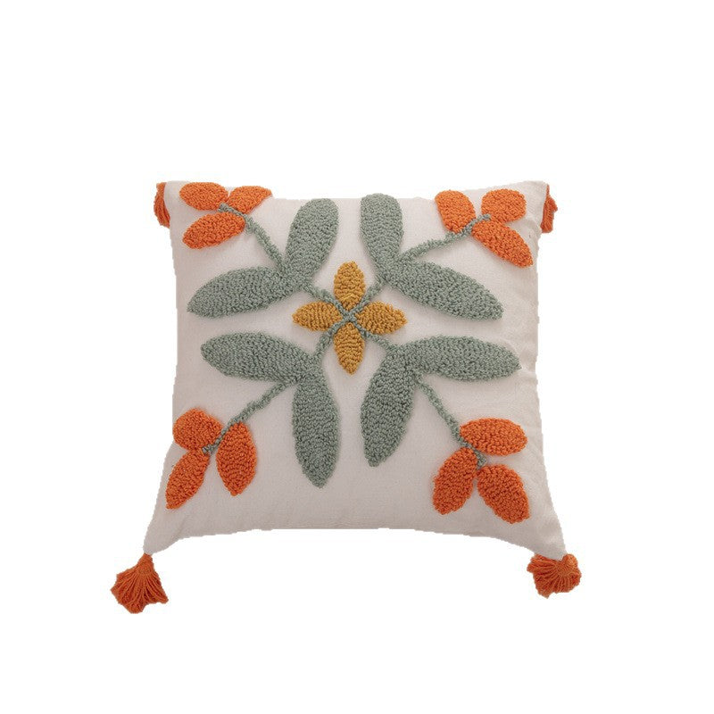 Boho Tufted-Kissenhülle „Willow-Serie“ mit Quasten