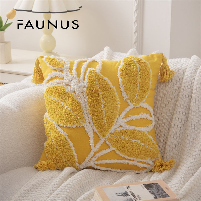 Boho Tufted-Kissenhülle „Willow-Serie“ mit Quasten