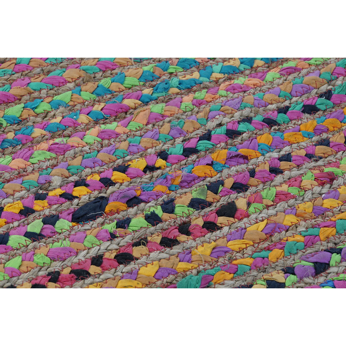 Carpet DKD Home Decor – Boho-Teppich im Indian Man Stil, Braun & Bunt (200 x 290 cm)