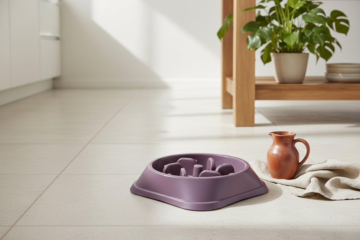 Mindful Feeding: Geometrischer Anti-Schling-Napf für entspannte Mahlzeiten