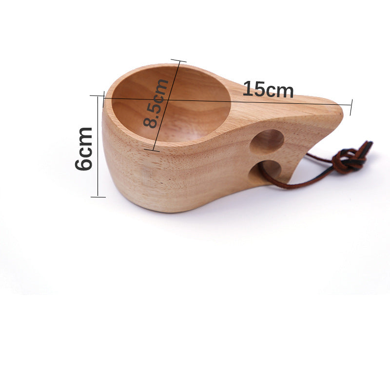 Nordic Wood Cup – Deine handgefertigte Auszeit aus Gummibaumholz