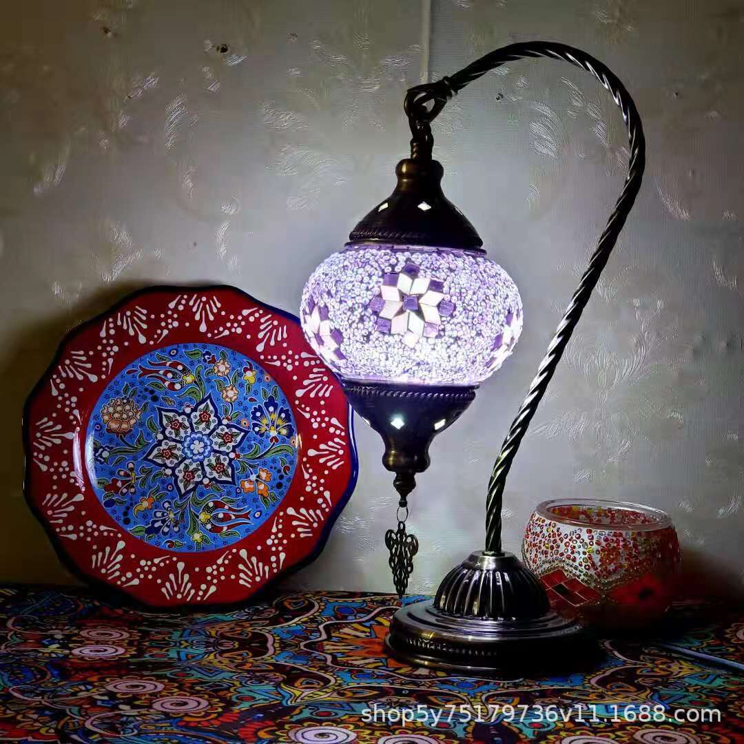 Boho-Mosaiklampe im marokkanischen Stil – stimmungsvolle Beleuchtung für Zuhause & Café