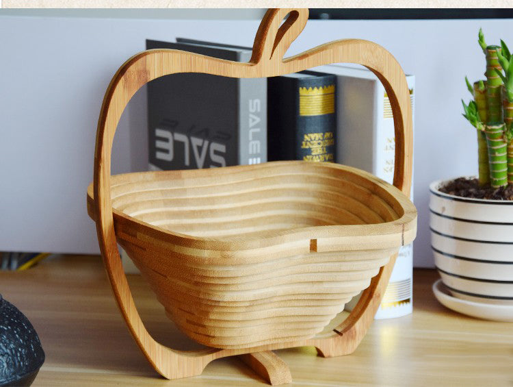 „Apple Twist“ Bambus-Korb – Natürlichkeit mit Wow-Effekt
