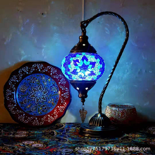 Boho-Mosaiklampe im marokkanischen Stil – stimmungsvolle Beleuchtung für Zuhause & Café