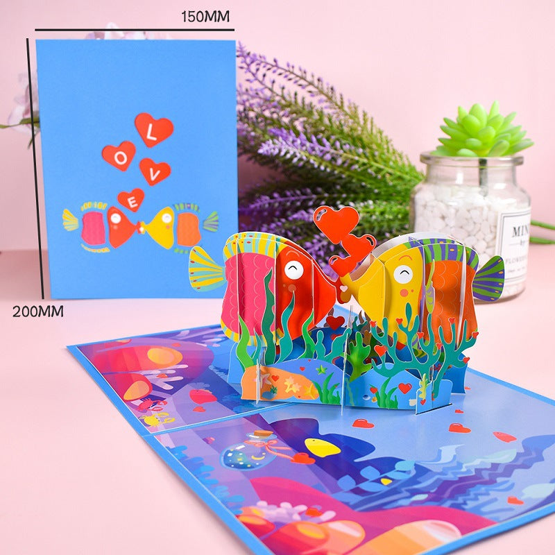 Celestial Love – Magische 3D-Pop-up Grußkarten