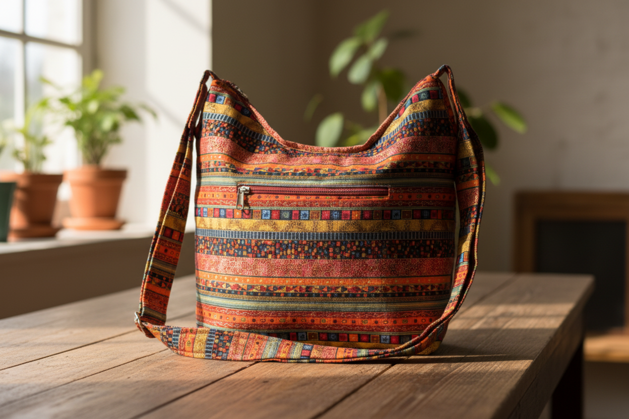 Nomad Soul – Hippie-Slingbag aus Canvas