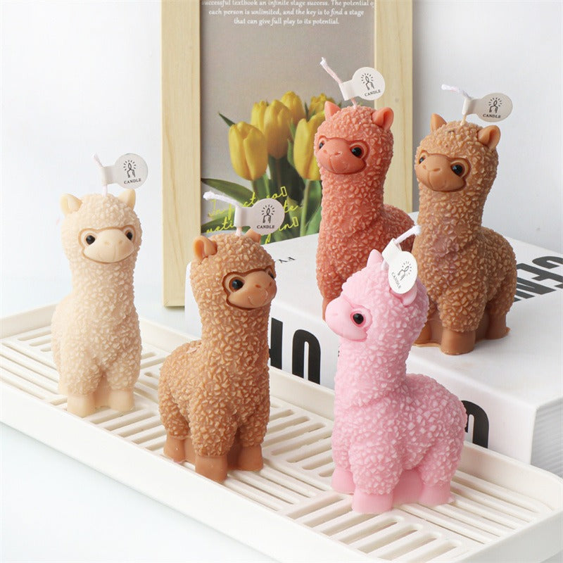 Silikonform Alpaca für Kerzen – Süße Tier-Gießform für DIY Deko, Gips & Resin
