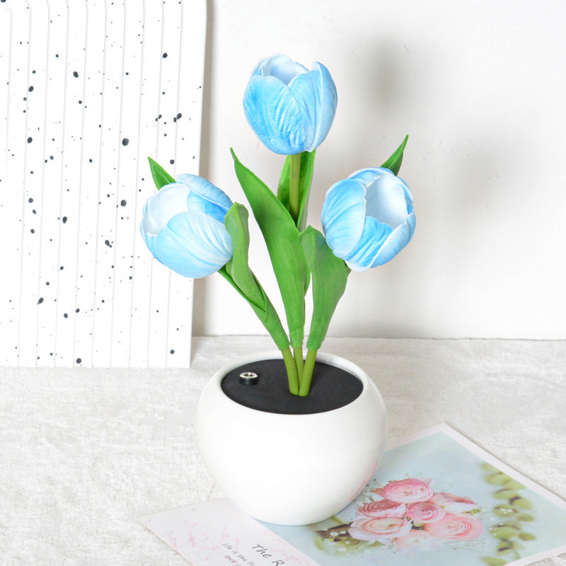 Soft Glow Tulip – Dimmbare LED-Blumenlampe & Event-Highlight