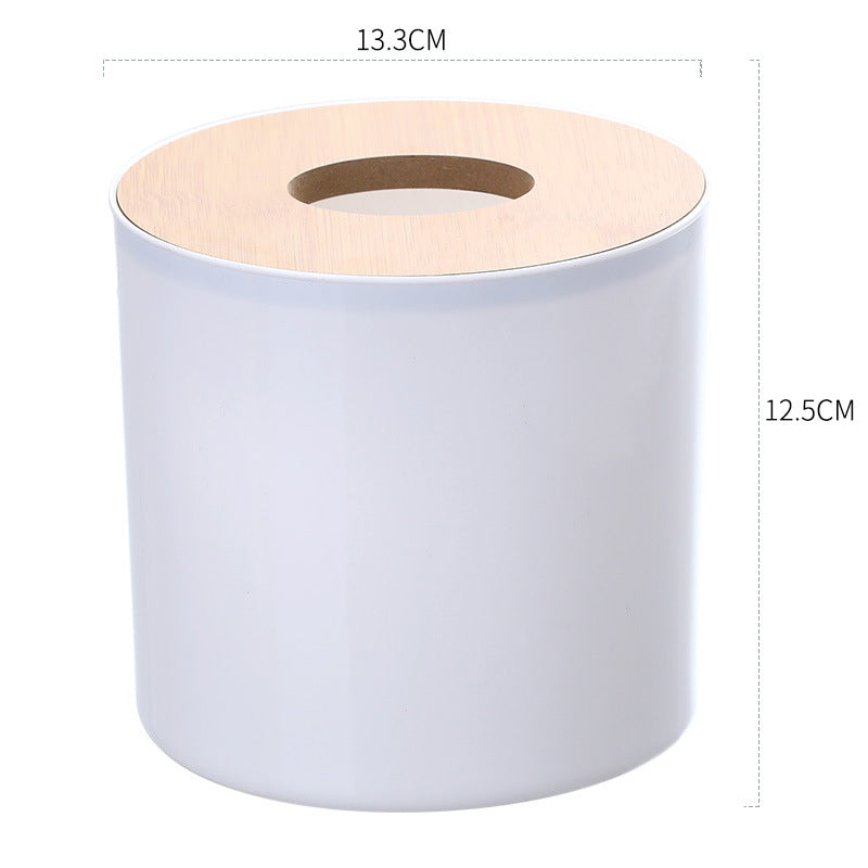 Bamboo Breeze: Runde Tissue-Box im Minimalist-Design