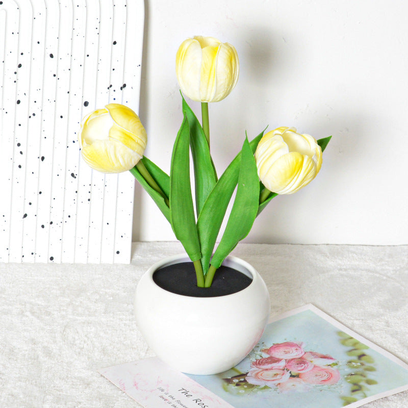 Soft Glow Tulip – Dimmbare LED-Blumenlampe & Event-Highlight