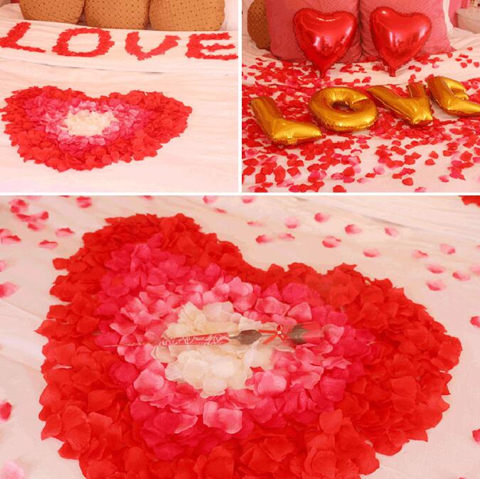 Petal Rain – 100er Set Edle Seidenrosenblätter