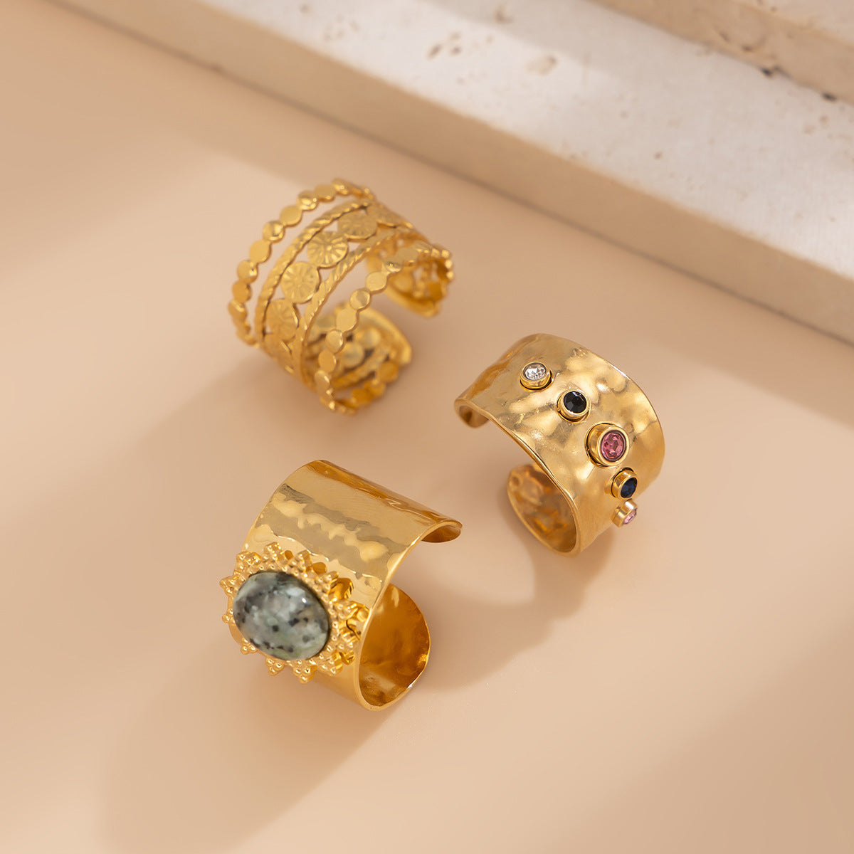Starlight Layers – Filigranes Ring-Set für deinen Daily Look