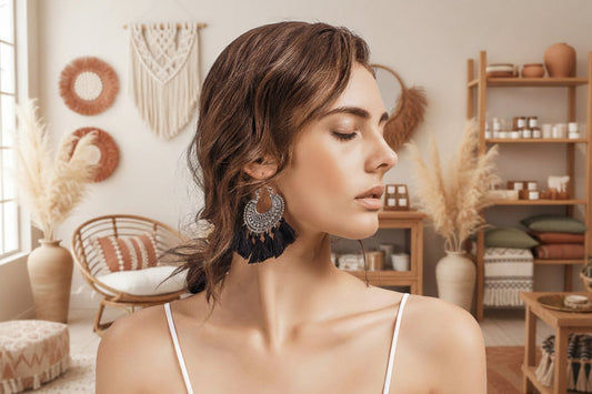 Artilady Vintage Tassel – Statement-Ohrringe im Ethno-Look