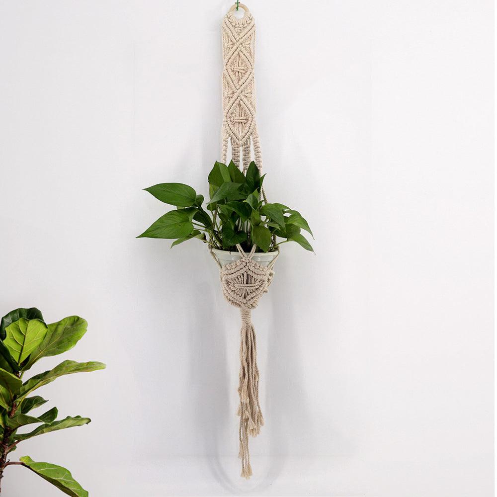 Makramee-Blumenampel „Boho Breeze“