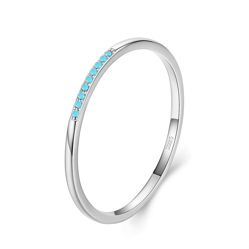 Rainbow Aura – Filigraner Regenbogen-Ring aus 925er Silber