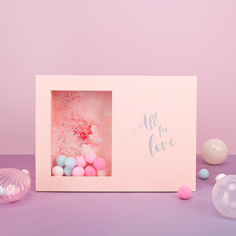 Pastel Dream – Dreidimensionale Geschenkbox mit Sichtfenster