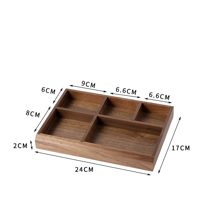 Walnut Sanctuary: Minimalistische Ablageschalen aus massivem Walnusholz