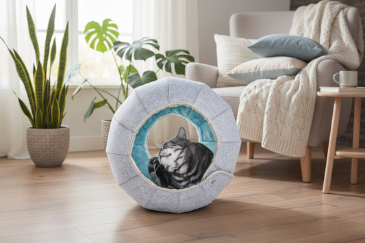 Felt Flex: Modulare 2-in-1 Filzhöhle & Spieltunnel