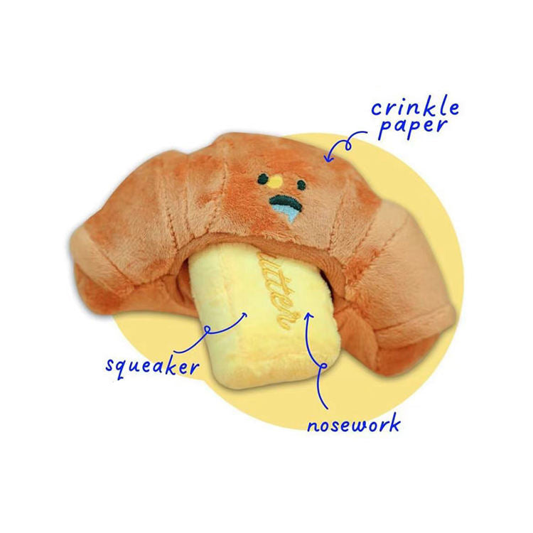 Le Croissant: Interaktives Schnüffel- & Quietschspielzeug