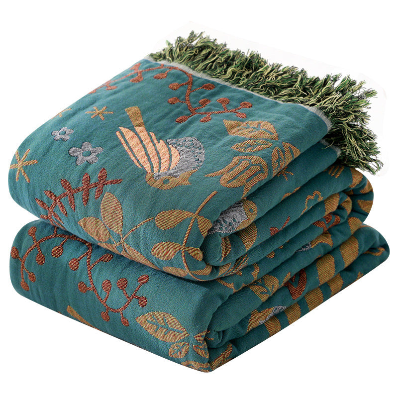 Boho Wendedecke „Botanischer Vogeltraum“