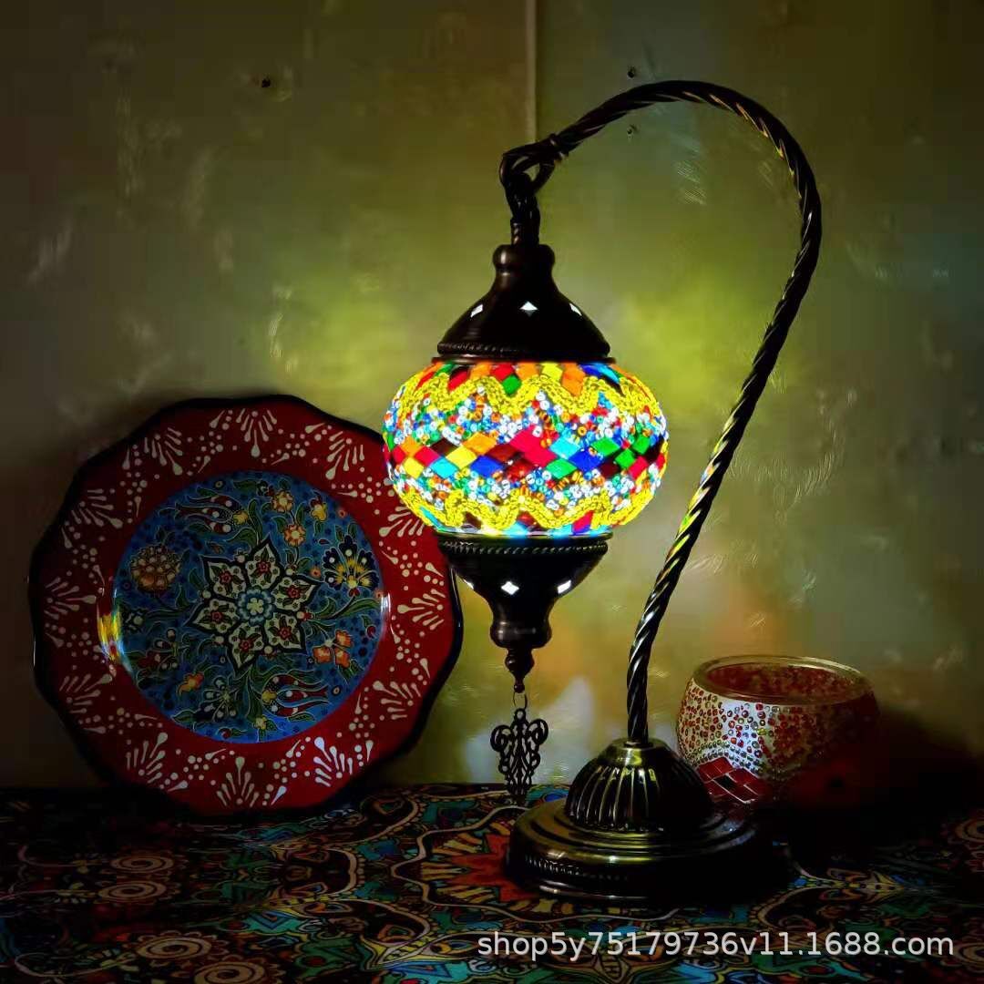 Boho-Mosaiklampe im marokkanischen Stil – stimmungsvolle Beleuchtung für Zuhause & Café