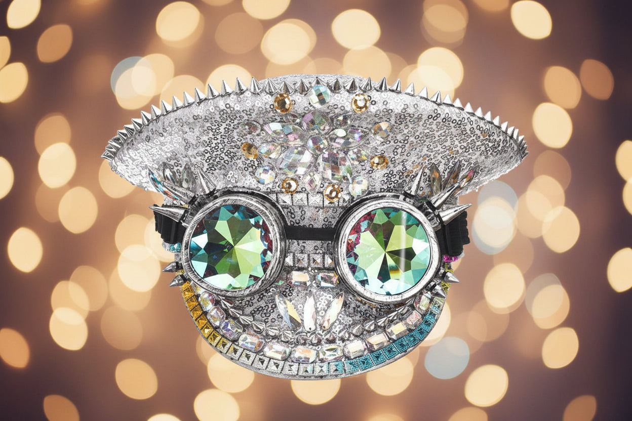 Shine on Stage: Dein Festival-Hut mit Pailletten & Diamant-Glow