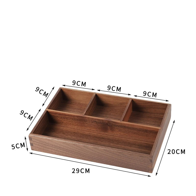 Walnut Sanctuary: Minimalistische Ablageschalen aus massivem Walnusholz