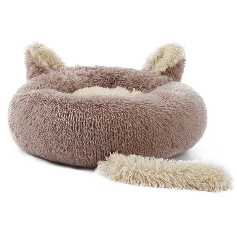 Bunny Dreams: Kuscheliges Haustierbett mit Hasenohren & Extra-Polsterung