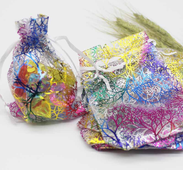 Color Aura – Bunte Organzabeutel im 100er Set