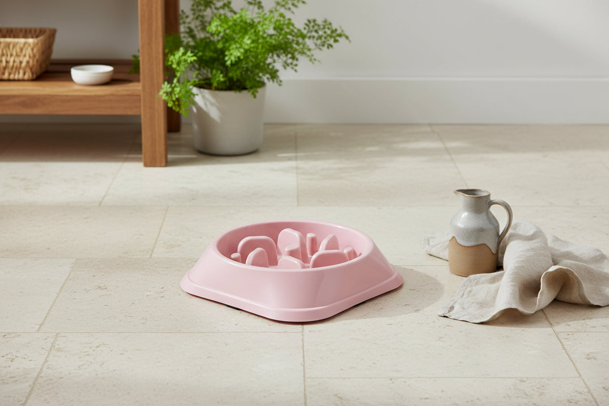 Mindful Feeding: Geometrischer Anti-Schling-Napf für entspannte Mahlzeiten