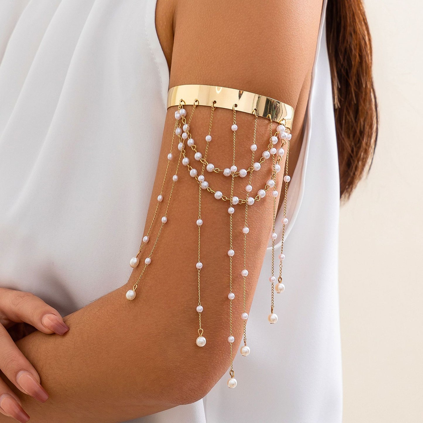 Goddess Aura: Bohemian Oberarm-Reifen & Tassel-Armketten