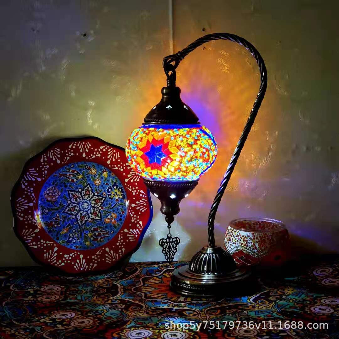 Boho-Mosaiklampe im marokkanischen Stil – stimmungsvolle Beleuchtung für Zuhause & Café