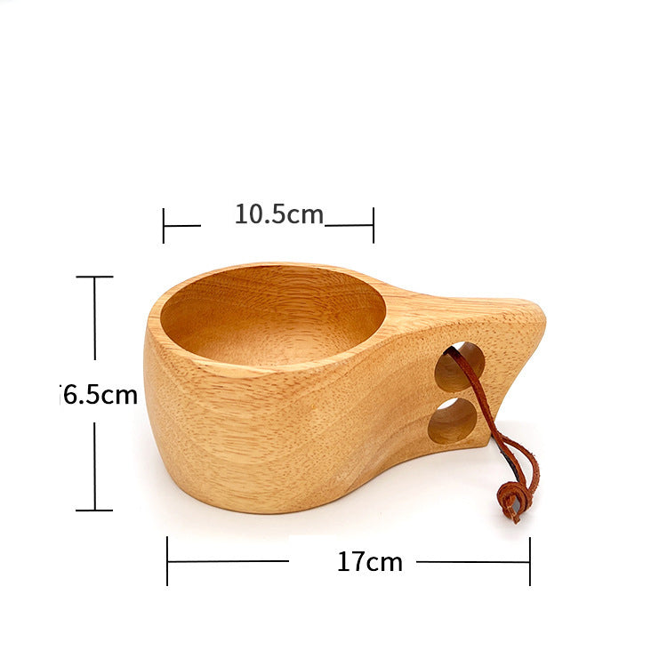 Nordic Wood Cup – Deine handgefertigte Auszeit aus Gummibaumholz