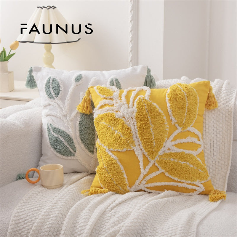 Boho Tufted-Kissenhülle „Willow-Serie“ mit Quasten