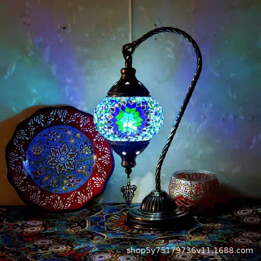 Boho-Mosaiklampe im marokkanischen Stil – stimmungsvolle Beleuchtung für Zuhause & Café