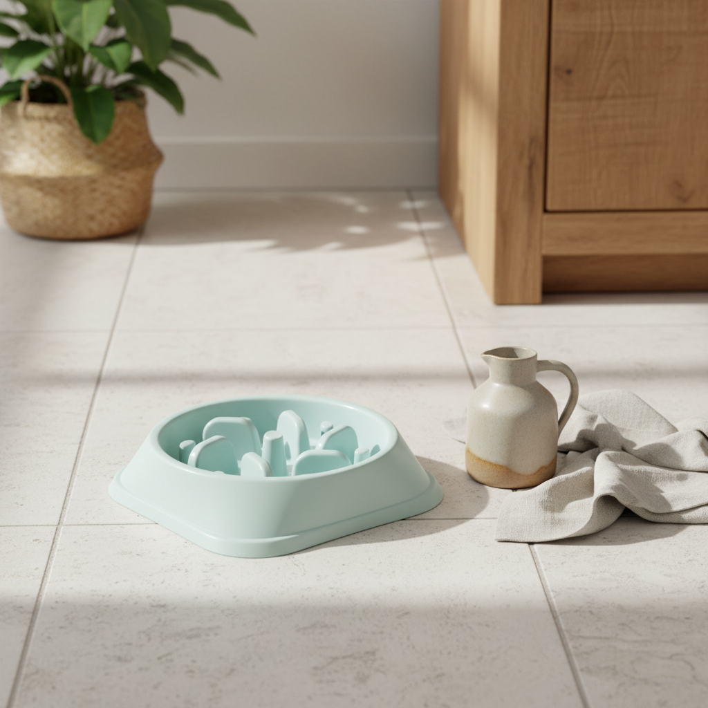 Mindful Feeding: Geometrischer Anti-Schling-Napf für entspannte Mahlzeiten