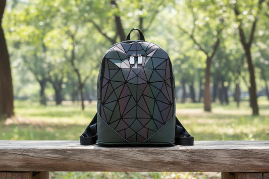 Aurora Dome – Geometrischer Reflektor-Rucksack