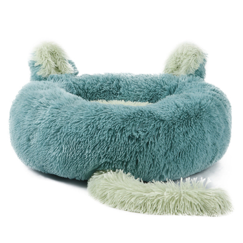 Bunny Dreams: Kuscheliges Haustierbett mit Hasenohren & Extra-Polsterung
