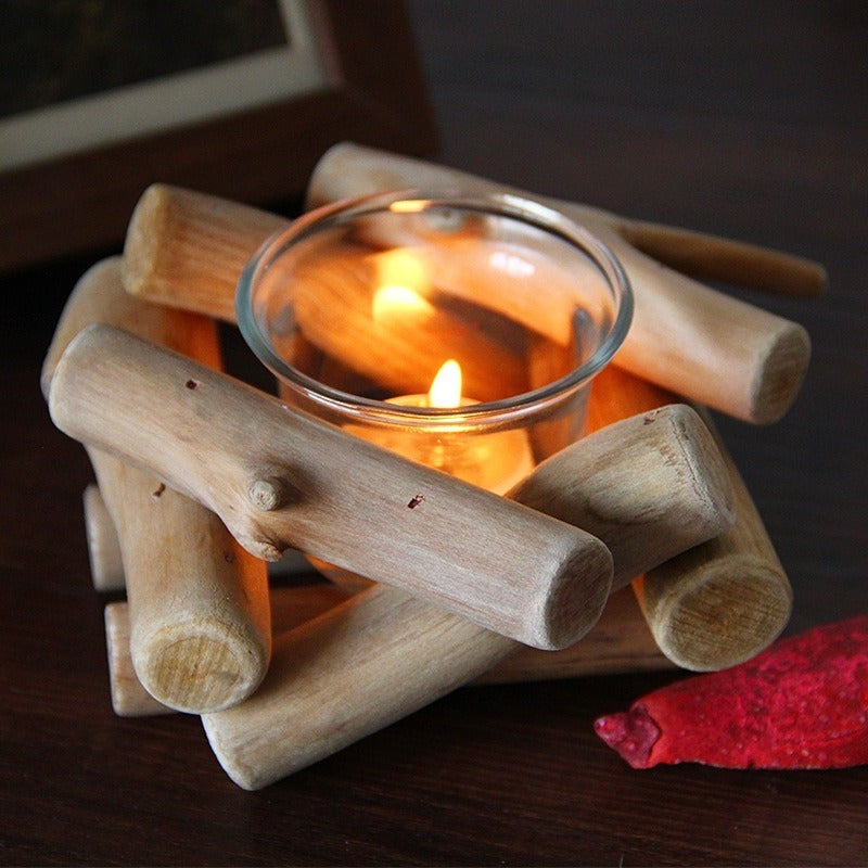 Driftwood Dream – Treibholz-Windlicht